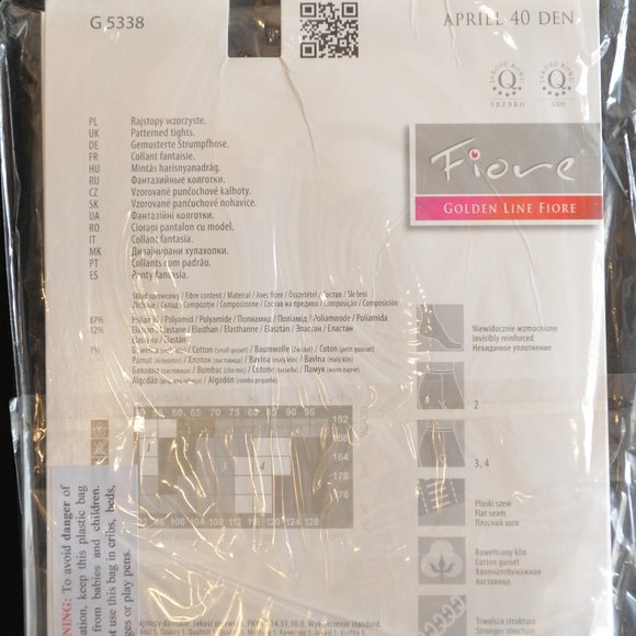 COPY - Fiore Apriel Patterned tights - Picture 2 of 2